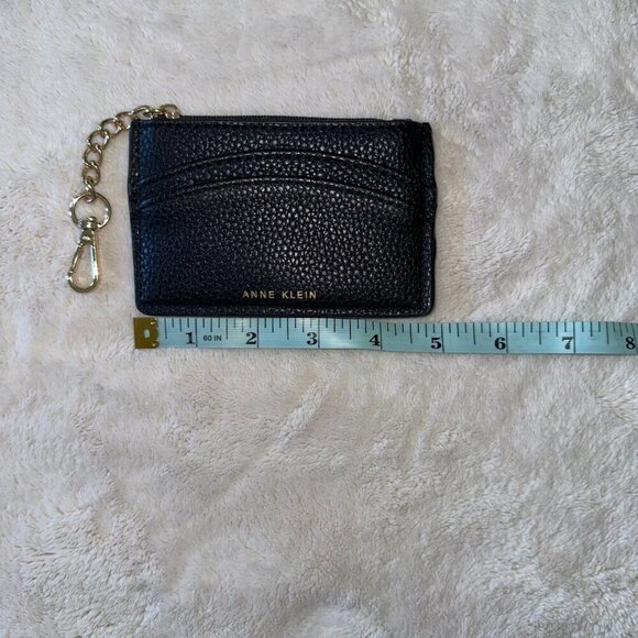 Black Mini Anne Klein Wallet Gold Chain - Picture 4 of 7